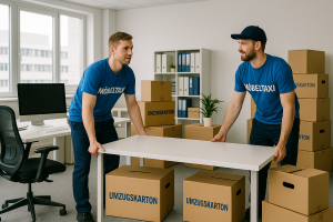 Das Möbeltaxi Düsseldorf unterstützt bei Ihrem Büroumzug